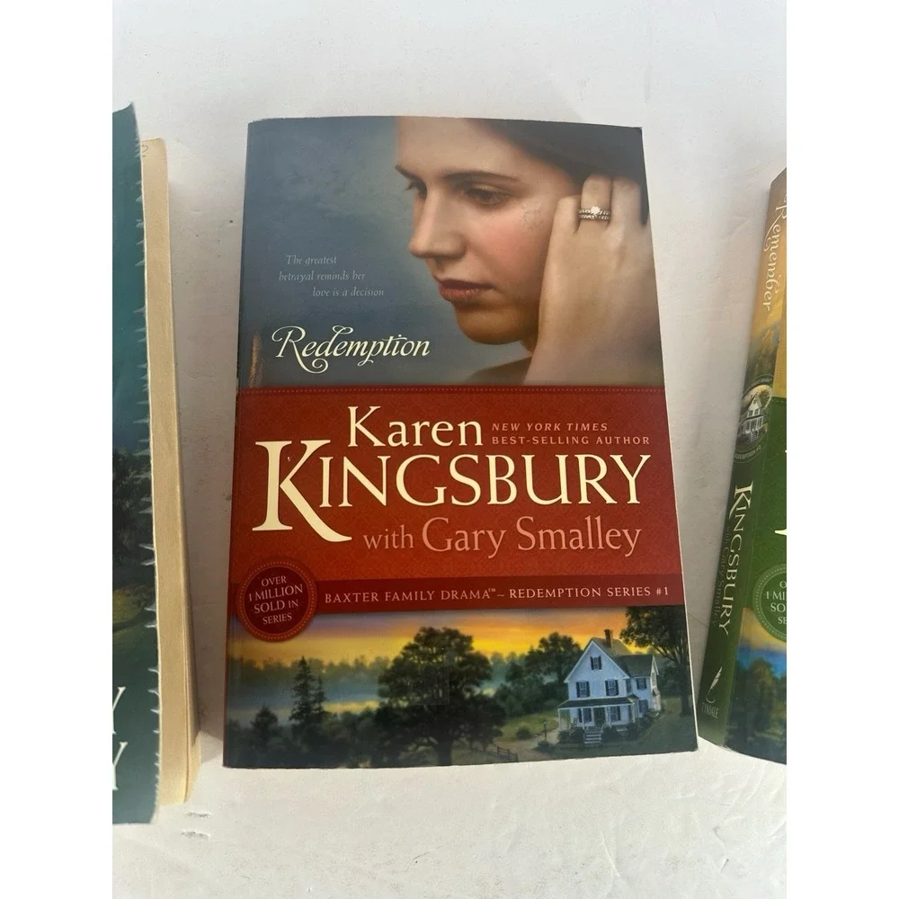 Karen Kingsbury Book‎ Lot Of 3 Fiction Novels The Redemption Series
